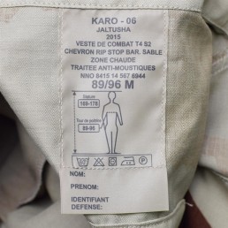 Veste de combat T4 S2 Désert