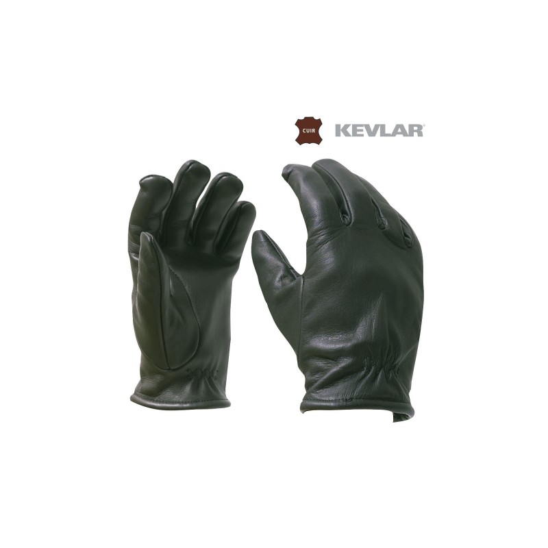 Gants cuir anti-coupure Kevlar