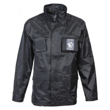 Coupe-vent noir "Sécurité"