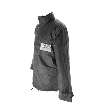 Coupe-vent noir "Sécurité"