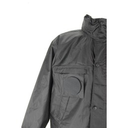 Coupe-vent noir "Sécurité"