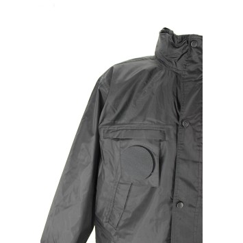 Coupe-vent noir "Sécurité"