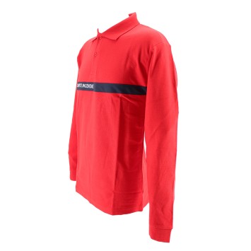 Polo manches longues "Sécurité Incendie"