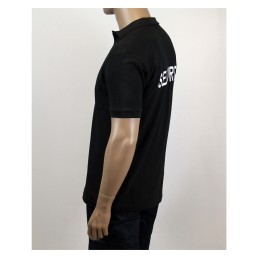 Polo noir brodé "Sécurité"