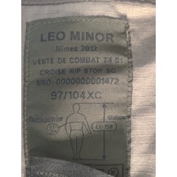 Veste de combat T4 S1 ripstop camouflage CE déclassée