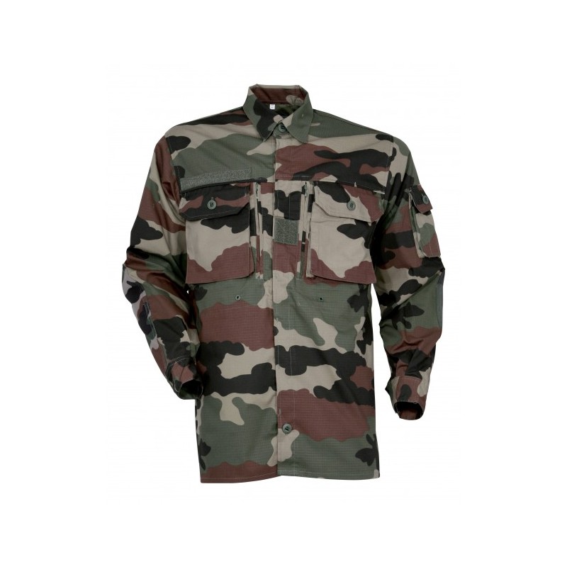 Chemise Guérilla 2 poches Ripstop camouflage CE