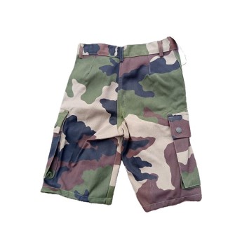 Bermuda type F2 Enfant camouflage CE
