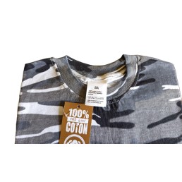 Tee-shirt militaire Enfant urban gris