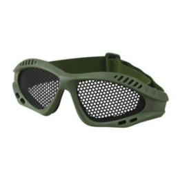 Lunettes de protection avec grille vertes