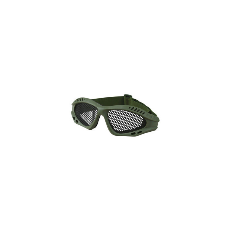 Lunettes de protection avec grille vertes