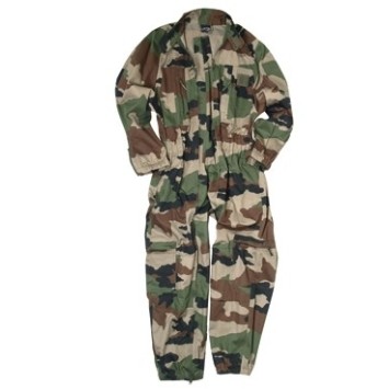 Combinaison 2 zip Camouflage CE Ripstop