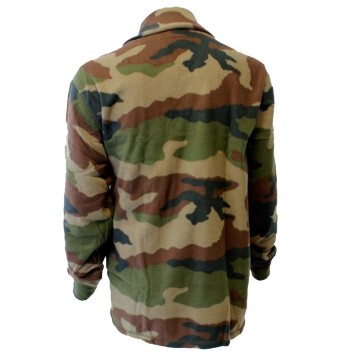 Chemise militaire F1 polaire camouflage CE origine Armée Française