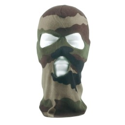 Cagoule 3 trous polaire Camouflage CE