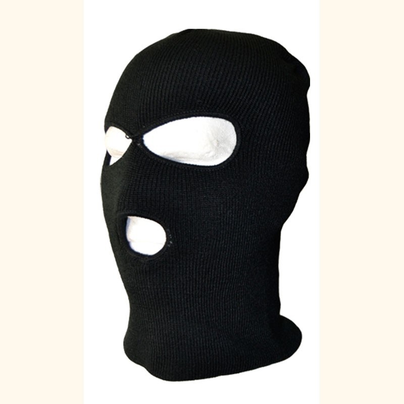 Cagoule 3 trous acrylique noir