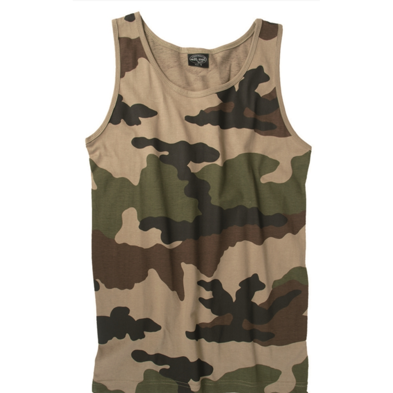 Débardeur camouflage CE 100% coton
