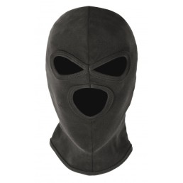 Cagoule 3 trous 100% coton Noire