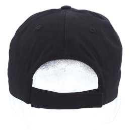 Casquette réglable noire 100% coton "SÉCURITÉ"