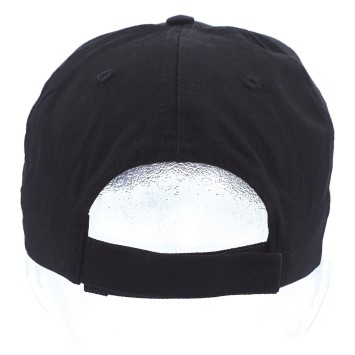Casquette réglable noire 100% coton "SÉCURITÉ"